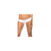 Tanga blanc froncé sur les fesses 